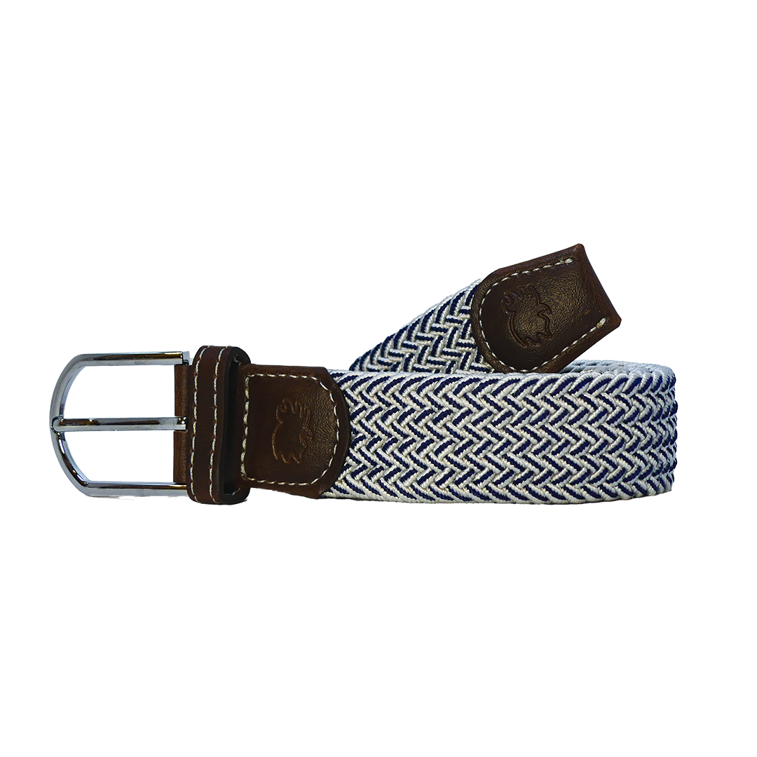The Riviera Woven Elastic Stretch Golf Belt