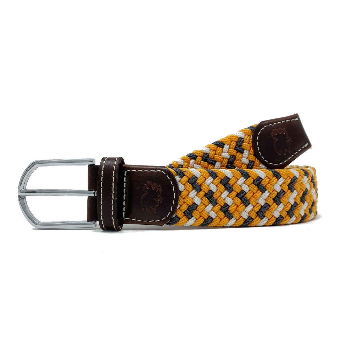 The Bristol Tri-Color Woven Stretch Belt