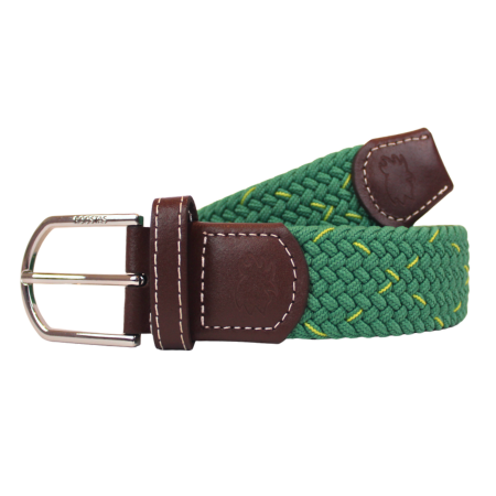The Aruba Two Toned Woven Stretch Belt