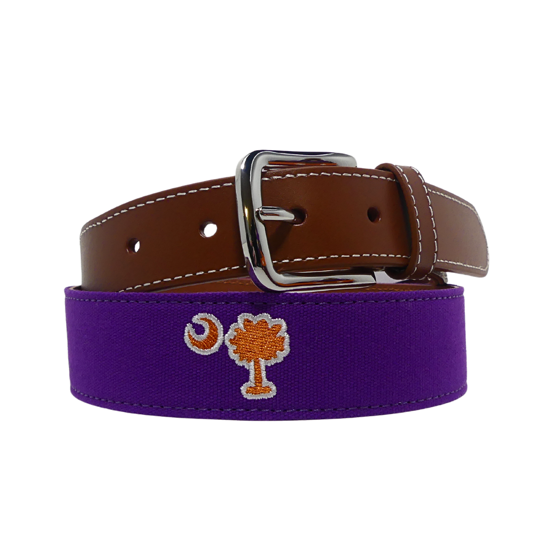 The Fort Hill Embroidered Belt