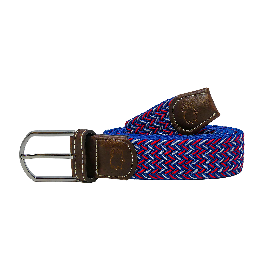 The Plymouth Woven Elastic Stretch Golf Belt