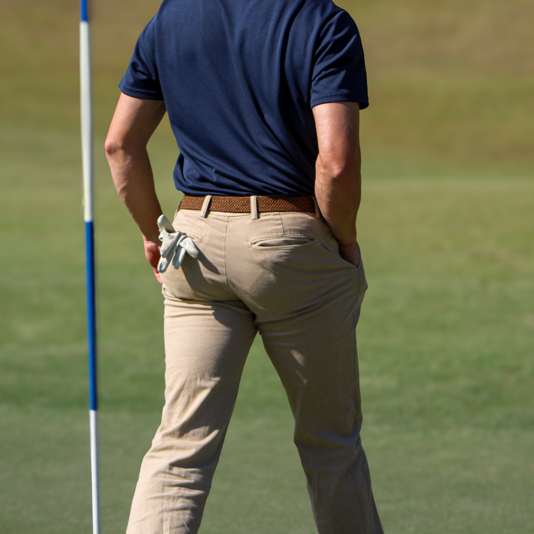 The Mojave Solid Woven Elastic Stretch Golf Belt