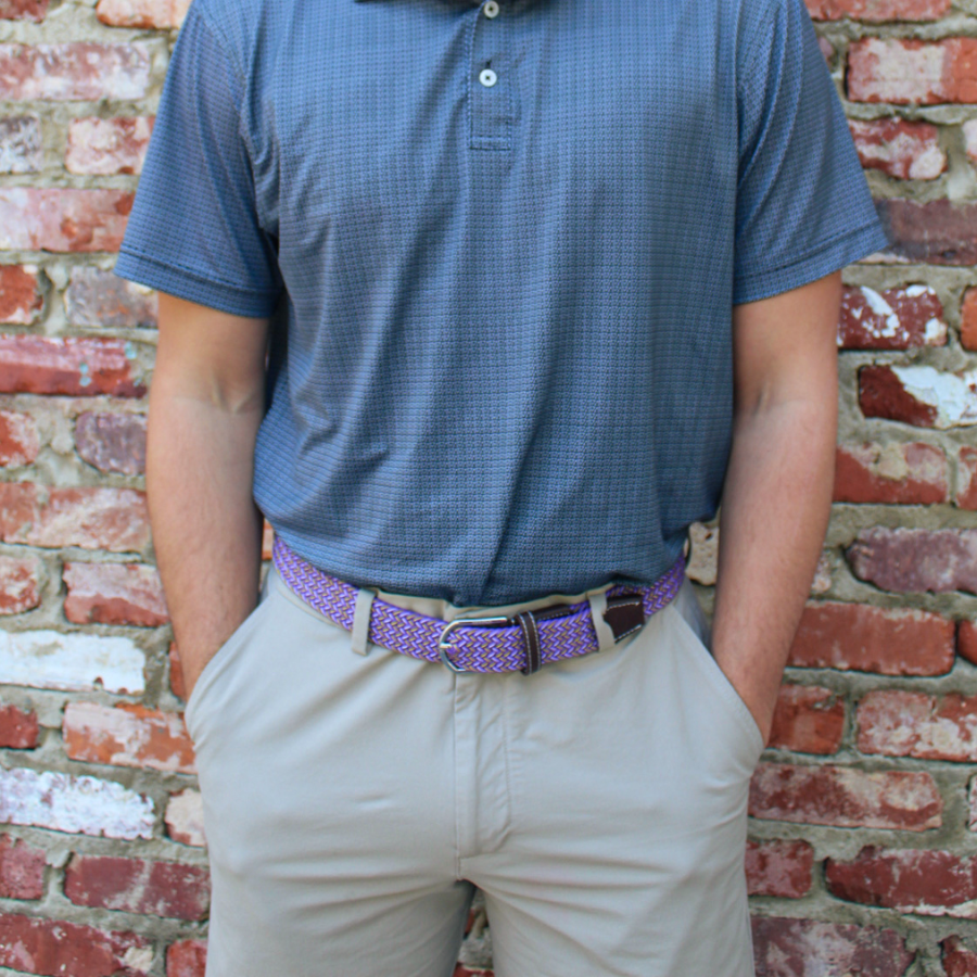 The Big Easy Woven Elastic Stretch Golf Belt