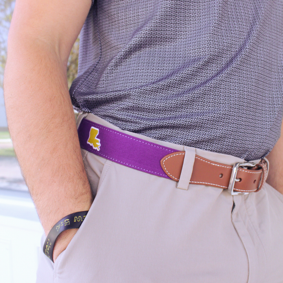 The Boot Embroidered Belt
